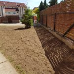 3. Dunakeszi Társasház előkert kertrendezés előtt 2